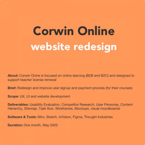 Corwin Online – Post style